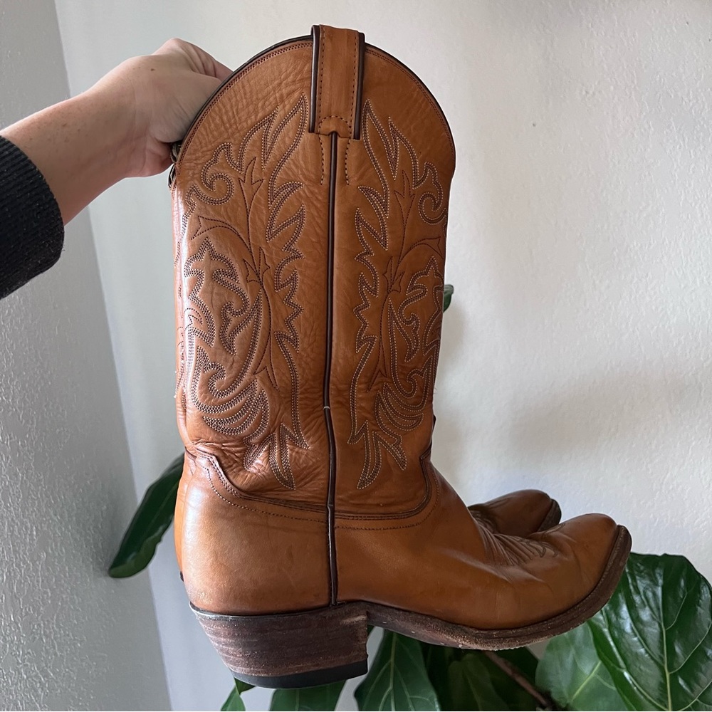 Justin Boots Tan Butterscotch 13” 1636 Cowboy Boots size 9